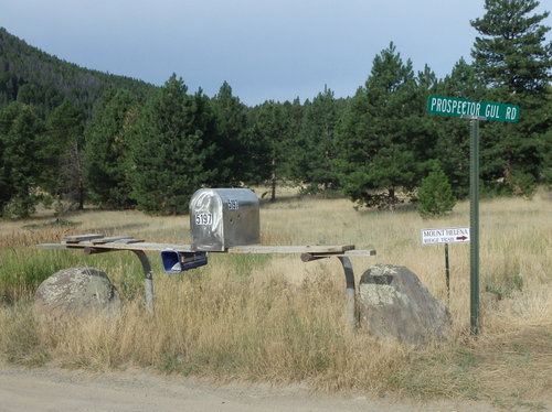 GDMBR: Polished Stainless Steel (homemade) Mail Box.